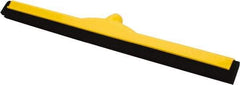 PRO-SOURCE - 24" Rubber Blade Floor Squeegee - Yellow - Industrial Tool & Supply