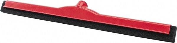 PRO-SOURCE - 24" Rubber Blade Floor Squeegee - Red - Industrial Tool & Supply