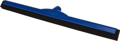 PRO-SOURCE - 24" Rubber Blade Floor Squeegee - Blue - Industrial Tool & Supply