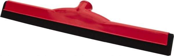 PRO-SOURCE - 18" Rubber Blade Floor Squeegee - Red - Industrial Tool & Supply