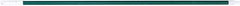 PRO-SOURCE - 60 x 1-1/4" Fiberglass Handle for Floor Squeegees & Push Brooms - Threaded Connection, Green - Industrial Tool & Supply