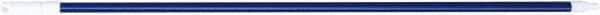 PRO-SOURCE - 60 x 1-1/4" Fiberglass Handle for Floor Squeegees & Push Brooms - Threaded Connection, Blue - Industrial Tool & Supply