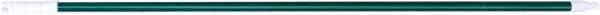 PRO-SOURCE - 54 x 1-1/4" Fiberglass Handle for Floor Squeegees & Push Brooms - Threaded Connection, Green - Industrial Tool & Supply