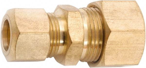 ANDERSON METALS - 1/2 x 3/8" OD, Lead Free Brass Union - 200 Max Working psi, Comp x Comp Ends - Industrial Tool & Supply
