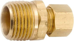 ANDERSON METALS - 5/8" OD, Lead Free Brass Male Connector - 150 Max Working psi, Comp x MNPT Ends - Industrial Tool & Supply
