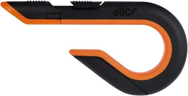 Slice - Retractable Utility Knife - Black & Orange Non-Slip Comfort Handle, 1 Blade Included - Industrial Tool & Supply