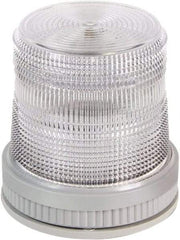 Edwards Signaling - 120 VAC, 4X NEMA Rated, LED, Amber, Blue, Red, Multi Status Indicator - 65, 120, 240 Flashes per min, 3/4 Inch Pipe, 4-1/2 Inch Diameter, 4-5/8 Inch High, Pipe Mount, Surface Mount, Wall Mount - Industrial Tool & Supply