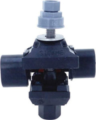 Ideal - 10 to 2 (Tap), 8 to 1/0 (Run) AWG Compatible, Tap Connector - 2.2" OAL x 1.8" OAW x 3.1" OAH - Industrial Tool & Supply