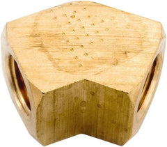 ANDERSON METALS - 1/4-18 Female Thread, Lead Free Brass Industrial Pipe 45° Female Elbow - FNPT, 1,000 psi - Industrial Tool & Supply
