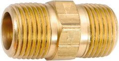 ANDERSON METALS - 1-11 Male Thread, Lead Free Brass Industrial Pipe Hex Nipple - MNPT, 1,000 psi - Industrial Tool & Supply
