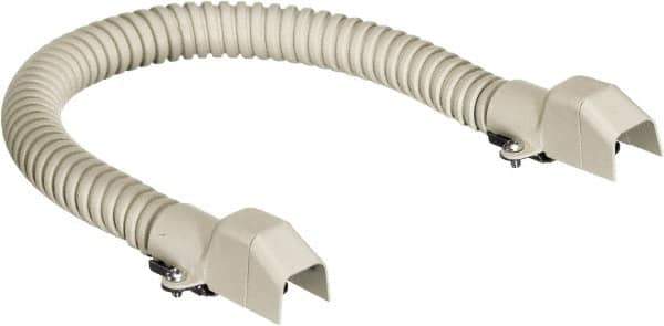 Hubbell Wiring Device-Kellems - 18 Inch Long x 3/4 Inch Wide x 1/2 Inch High, Raceway Flexible Section - Ivory, For Use with HBL500 Series Raceways and HBL750 Series Raceways - Industrial Tool & Supply