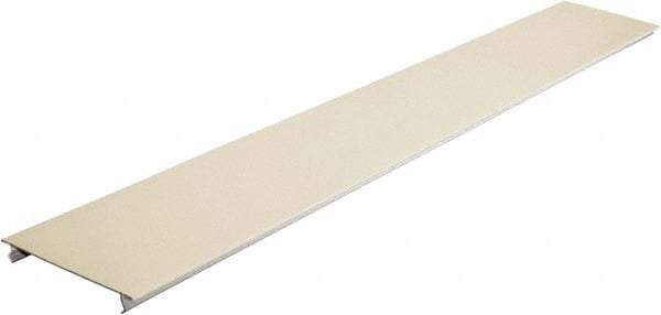 Hubbell Wiring Device-Kellems - 31-1/2 Inch Long x 4-3/4 Inch Wide x 1/4 Inch High, Rectangular Raceway Cover - Ivory, For Use with HBL4750 Series Raceways - Industrial Tool & Supply
