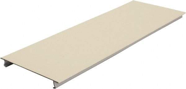 Hubbell Wiring Device-Kellems - 13-1/2 Inch Long x 4-3/4 Inch Wide x 1/4 Inch High, Rectangular Raceway Cover - Ivory, For Use with HBL4750 Series Raceways - Industrial Tool & Supply