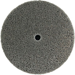 3″ × 1/4″ Non-Woven Unitized Wheel, Series 8, AO - Medium, 1/4″ Arbor Hole - Industrial Tool & Supply