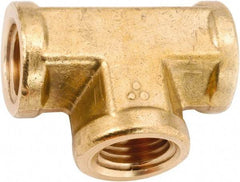 ANDERSON METALS - Class NSF, 3/4" Internal Pipe, Lead Free Brass Tee - NPT - Industrial Tool & Supply