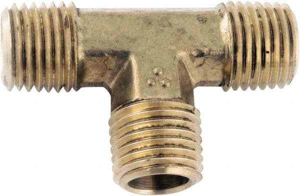 ANDERSON METALS - Class NSF, 3/8" Internal Pipe, Lead Free Brass Union Tee - NPT - Industrial Tool & Supply