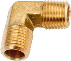 ANDERSON METALS - Class NSF, 1/2" Internal Pipe, Lead Free Brass 90° Elbow - NPT - Industrial Tool & Supply