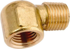 ANDERSON METALS - Class NSF, 3/8" Internal Pipe, Lead Free Brass 90° Street Elbow - NPT - Industrial Tool & Supply