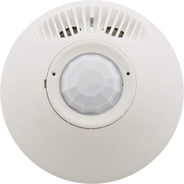 Hubbell Wiring Device-Kellems - 24 VAC/VDC, Indoor Ceiling Mount Infrared and Ultrasonic Sensor - 1-1/2 Inch High - Industrial Tool & Supply