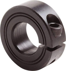 Climax Metal Products - 65mm Bore, Steel, One Piece Clamp Collar - 3-3/4" Outside Diam - Industrial Tool & Supply