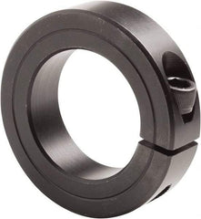 Climax Metal Products - 3-7/16" Bore, Steel, One Piece Clamp Collar - 4-3/4" Outside Diam, 7/8" Wide - Industrial Tool & Supply