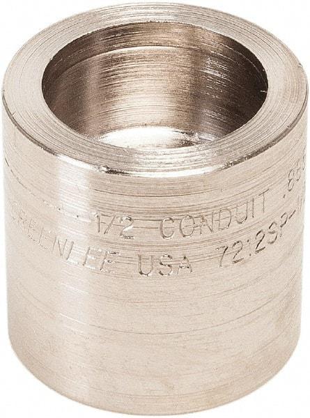 Greenlee - 1/2" Conduit Round Die - 0.885" Hole Diam - Industrial Tool & Supply