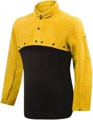 Steiner - Size M, Cape Sleeves - Leather, Bourbon - Industrial Tool & Supply