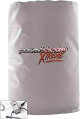 Powerblanket - 14" Wide, 15 Gallon Wrap-Around Drum Heater - 120 Volt, 3.33 Amps, 0°F to 145°F Thermostat Rating - Industrial Tool & Supply