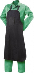 Steiner - 29 x 40" General Purpose Bib Apron - Cotton & Denim, 9 oz Material, Blue, 1 Pocket, Strap Closure - Industrial Tool & Supply