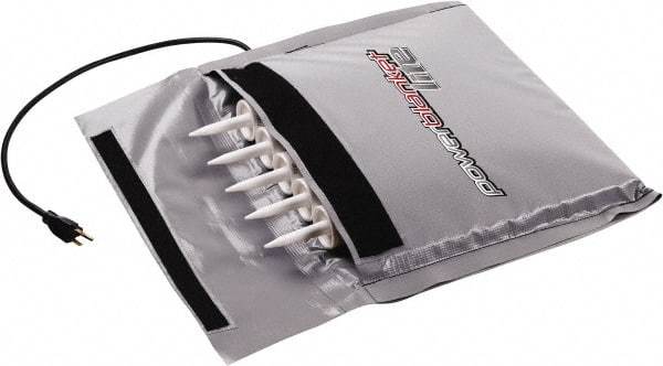 Powerblanket - 24" Long x 13" Wide, Flat, PVC, Caulk Warmer - 120 Volts, Flat Back - Industrial Tool & Supply