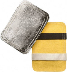 Steiner - Universal Size, Aluminized Rayon/Acrylic Coated Fiberglass, Glove Pad - Unlined, 7-1/2" OAL - Industrial Tool & Supply