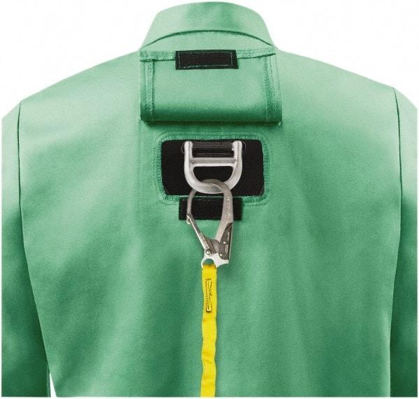 Steiner - Size M Flame Resistant/Retardant Jacket - Green, Cotton, Snaps Closure - Industrial Tool & Supply