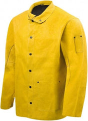 Steiner - Size 3XL Welding Jacket - Tan, Pig Skin, Snaps Closure - Industrial Tool & Supply