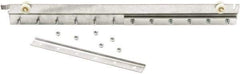 Steiner - 3' Long Galvanized Steel Dock Strip Door Strip Door Trolley - Use with Track & Roller Track - Industrial Tool & Supply