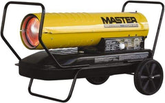 Master - 215,000 BTU Rating, Multi-Fuel Forced Air Heater - 5,375 Sq Ft Max Heating Area, 13 Gal Capacity, Fuel with Kerosene, Diesel & Fuel Oil - Industrial Tool & Supply