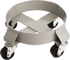 E.R. Wagner - 700 Lb Load Capacity, 5 to 16 Gal Pail Dolly - 12-1/2" Wide x 6" High, 4 Steel Wheels - Industrial Tool & Supply