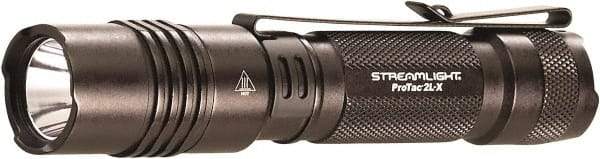 Streamlight - White LED Bulb, 500 Lumens, Industrial/Tactical Flashlight - Black Aluminum Body, 2 CR123A Lithium Batteries Included - Industrial Tool & Supply