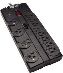 Tripp-Lite - 12 Outlets, 120 VAC15 Amps, 8' Cord, Power Outlet Strip - Floor, Keyhole Mount, 5-15 NEMA Configuration, 10.3" Strip - Industrial Tool & Supply