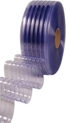 Clearway Door - Clear Standard QuickStrip Roll Dock Curtain Strips - 8" Wide x 300' Long x 0.08" Thick - Industrial Tool & Supply