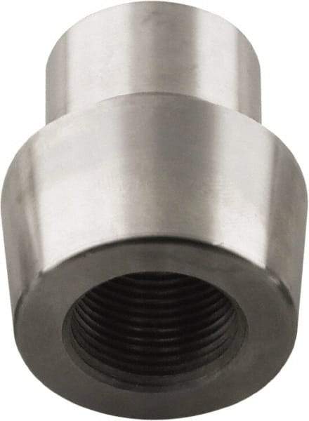 Made in USA - 3/8-24 Rod End Weldable Tube End - 1" Tube Size, Left Hand Thread - Industrial Tool & Supply