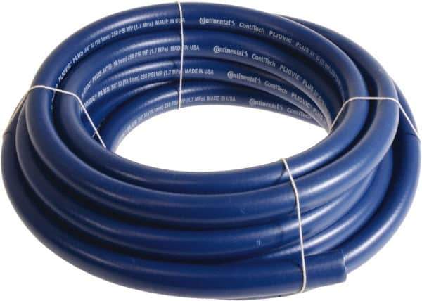 Continental ContiTech - 1" ID x 1.38" OD 200' Long Multipurpose Air Hose - 250 Working psi, -10 to 158°F, Blue - Industrial Tool & Supply