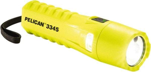 Pelican Products, Inc. - White LED Bulb, 280 Lumens, Industrial/Tactical Flashlight - Yellow Polycarbonate Body, 3 AA Alkaline Batteries Not Included - Industrial Tool & Supply