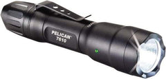 Pelican Products, Inc. - White LED Bulb, 1,018 Lumens, Industrial/Tactical Flashlight - Black Aluminum Body, 1 AA Alkaline Battery Included - Industrial Tool & Supply