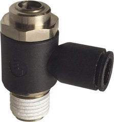 Legris - Speed & Flow Control Valves   Valve Type: Compact Meter Out Flow Control    Male Thread Size: 3/8 - Industrial Tool & Supply