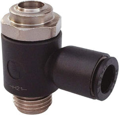 Legris - Speed & Flow Control Valves   Valve Type: Compact Meter Out Flow Control    Male Thread Size: 1/8 - Industrial Tool & Supply