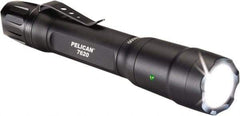 Pelican Products, Inc. - White LED Bulb, 1,124 Lumens, Industrial/Tactical Flashlight - Black Aluminum Body, 2 AA Alkaline Batteries Included - Industrial Tool & Supply