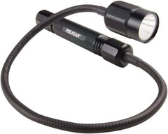 Pelican Products, Inc. - White LED Bulb, 65 Lumens, Hands-free Flashlight - Black Aluminum Body, 2 AA Alkaline Batteries Included - Industrial Tool & Supply