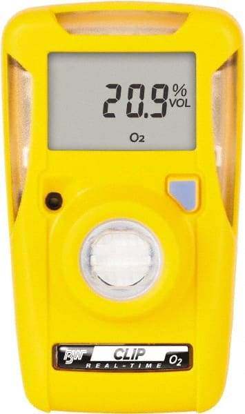 BW Technologies by Honeywell - Visual, Vibration & Audible Alarm, LCD Display, Single Gas Detector - Monitors Oxygen, -40 to 50°C Working Temp - Industrial Tool & Supply
