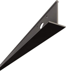HG-Grid - 8' Long x 61/64" Wide x 1.94" Thick, Vinyl Ceiling Grid - ASTM E-84 Specification, Black - Industrial Tool & Supply