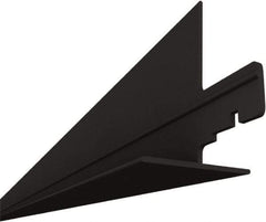 HG-Grid - 24-1/2" Long x 61/64" Wide x 0.15" Thick, Vinyl Cross Tee - ASTM E-84 Specification, Black - Industrial Tool & Supply